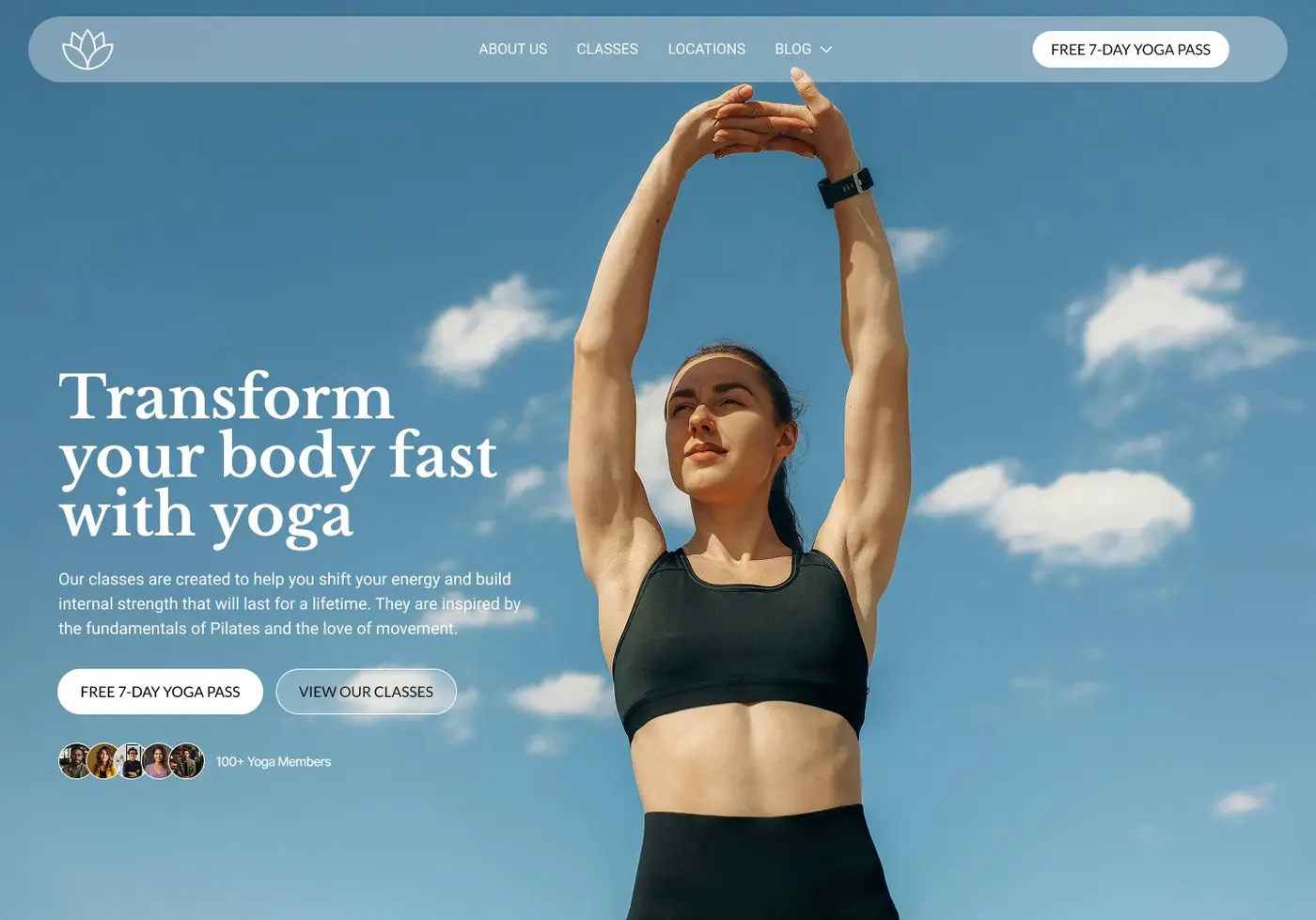 Transfor your life with Yoga-Robyn-Sabrina-Web-Designer