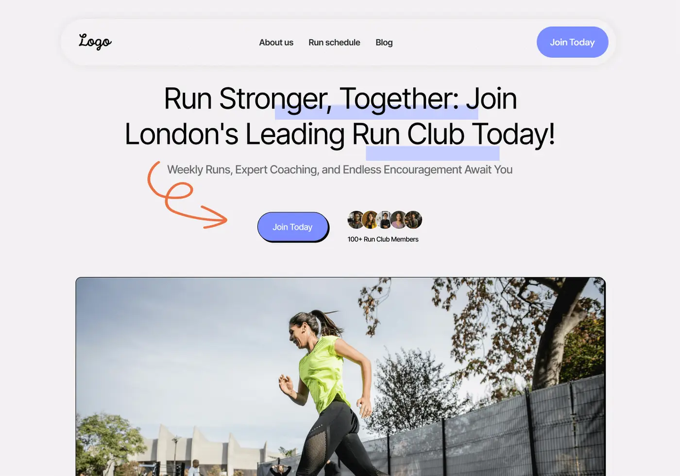 Running-Club-Hero-Section-3-Robyn-Sabrina-Web-Designer